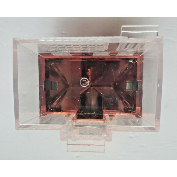 NEW Plastic Fill-able House with Removable RED Roof Great for Christmas WH - Picture 5 of 9